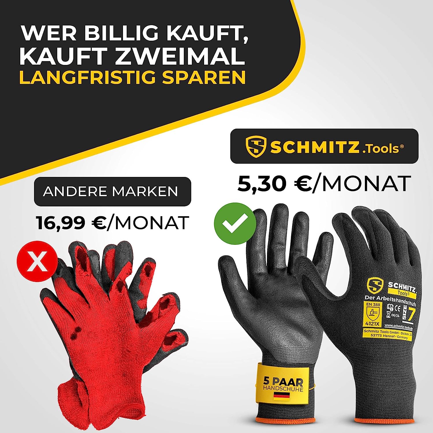 schmitz mittz handschuhe Arbeitshandschuhe